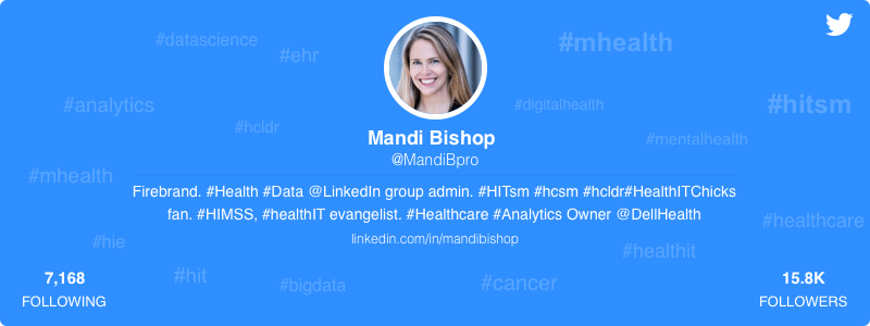 Mandi Bishop healthcare twitter